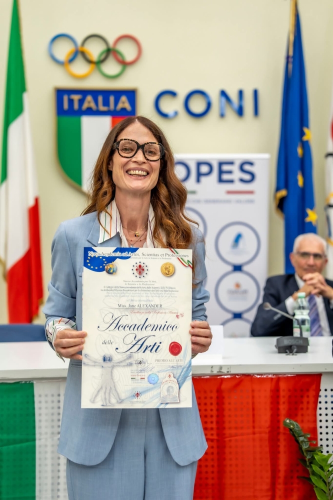 Invictus Day – 4ª Edizione Internazionale: Premio conferito a Jane Alexander