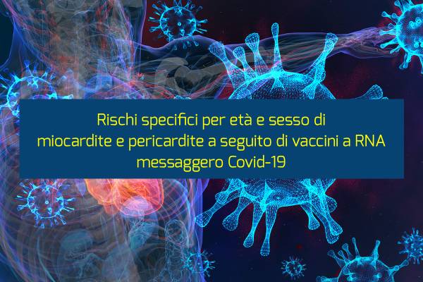 Rischi specifici per età e sesso di miocardite e pericardite a seguito di vaccini a RNA messaggero Covid-19