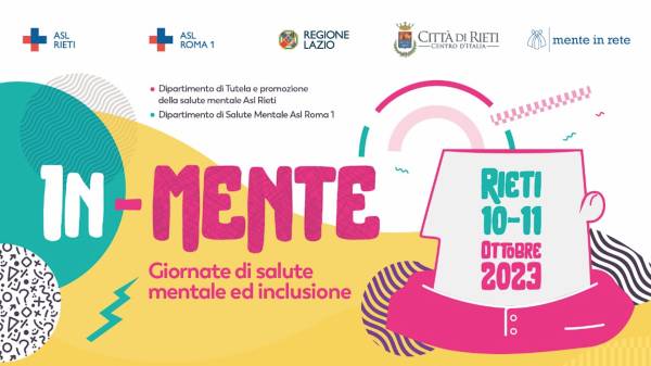 In-Mente – a Rieti le Giornate di salute mentale ed inclusione