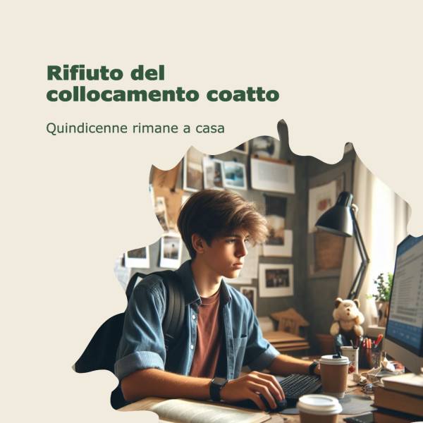 Quindicenne di Bergamo rifiuta il collocamento coatto e rimane a casa